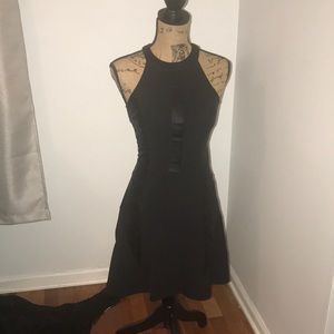 Guess pleather skater dress